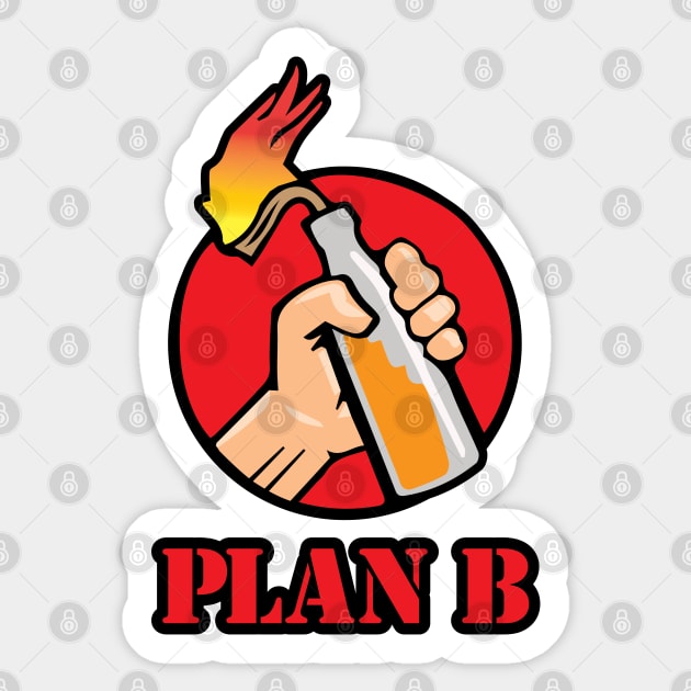 Plan B Sticker by digifab